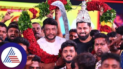 ಮತ್ತೆ ಸಂಕಷ್ಟದ ಸುಳಿಯಲ್ಲಿ ನಟ ದರ್ಶನ್: ರಾಜ್ಯೋತ್ಸವ ಕಾರ್ಯಕ್ರಮದಲ್ಲಿ ಲಾಂಗ್ ಹಿಡಿದು ವಿವಾದ