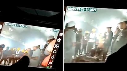 Uttarkashi Tunnel first visuals : చిక్కుకున్న కార్మికులకు కిచిడీ, నీళ్ల బాటిళ్లు..(విజువల్స్)