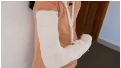 നോട്ട് എഴുതി പൂർത്തിയാക്കത്തതിന് എട്ടാം ക്ലാസുകാരിയുടെ കൈ അധ്യാപകന് തല്ലിയൊടിച്ചതായി പരാതി