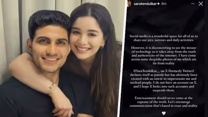 'Deepfakes far from reality': Sara Tendulkar exposes fake X account; raises alarm over misuse of technology