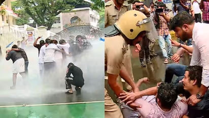 കൊച്ചിയില് കെഎസ്യു മാര്ച്ചില് സംഘര്ഷം, കണ്ണൂരില് യൂത്ത് കോണ്ഗ്രസ് പ്രവര്ത്തകര് കരുതല് തടങ്കലില്