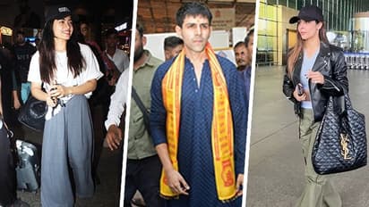 Spotted: Kartik Aaryan to Rashmika Mandanna; celebrities turn streets into fashion runways in candid captures