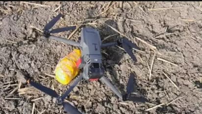 അതിര്‍ത്തി ഗ്രാമത്തിലേക്ക് പറന്നെത്തിയ ഡ്രോൺ, കെട്ടുകളായി വസ്തുക്കൾ, പരിശോധനയിൽ ബിഎസ്എഫ് കണ്ടെത്തിയത് ഹെറോയിൻ