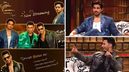 Koffee With Karan 8 Ep 5: Sidharth Malhotra, Varun Dhawan unveil bromance at 'Kouch'; Read more
