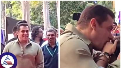ಗೋವಾದಲ್ಲಿ ಪತ್ರಕರ್ತೆಗೆ ಕಿಸ್‌ ಕೊಟ್ಟ ನಟ ಸಲ್ಮಾನ್ ಖಾನ್, ವಿಡಿಯೋ ವೈರಲ್ 