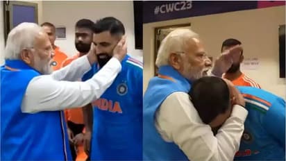 'Boosted our confidence': Shami silences critics of PM Modi's dressing room visit after WC defeat (WATCH)