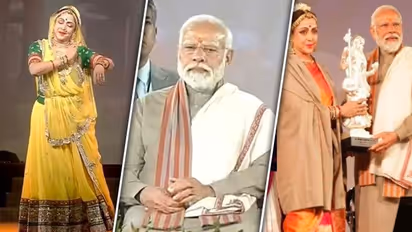 Video: Hema Malini turns Mirabai, performs dance drama in Mathura; PM Narendra Modi also attends Braj Utsav