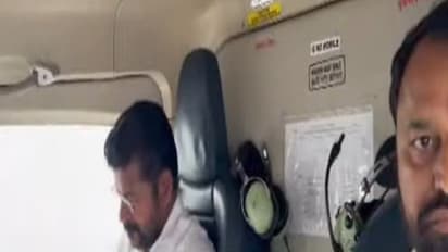 Revanth Reddy:ప్రయాణిస్తున్న హెలికాప్టర్ వెనక్కి, నకిరేకల్ కు రోడ్డు మార్గంలో  రేవంత్ 