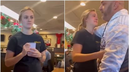 ഗര്ഭിണിയായ ഹോട്ടല് ജീവനക്കാരിക്ക് ഒരു ലക്ഷം ടിപ്; വീഡിയോ വീണ്ടും വൈറലാകുന്നു