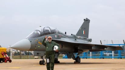 PM Modi takes a sortie in homegrown Tejas fighter jet (PHOTOS)