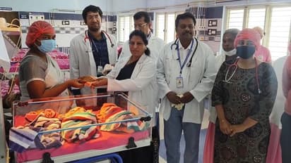 ஒரே பிரசவத்தில் குறைந்த எடையுடன் பிறந்த 3 குழந்தைகள்; சாதித்து காட்டிய திண்டுக்கல் அரசு மருத்துவர்கள்