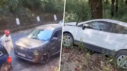 Mohammed Shami's heroic act of rescuing accident victim in Nainital (WATCH)