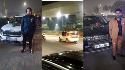 ಕಾರಿನ ರೂಫ್‌ನಿಂದ ರಸ್ತೆಗೆ ಹಣ ಎಸೆದ ವ್ಯಕ್ತಿಗಳು, ನೋಟು ಹೆಕ್ಕಲು ನಿಂತ ಜನ, ಫುಲ್‌ ಟ್ರಾಫಿಕ್‌ ಜಾಮ್‌!