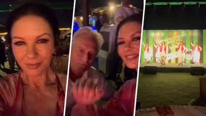 IFFI 2023: Michael Doughlas and wife Catherine Zeta-Jones groove to Diljit Dosanjh at Goa