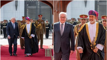 ജർമ്മൻ പ്രസിഡൻറ് ഒമാനിൽ; മസ്കറ്റിലെ അൽ അലാം കൊട്ടാരത്തിൽ സ്വീകരണം