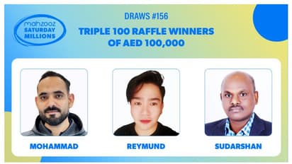 156-ാമത് മഹ്‌സൂസ് നറുക്കെടുപ്പിൽ 100,000 ദിര്‍ഹം സ്വന്തമാക്കി ഇന്ത്യക്കാരടക്കമുള്ള ഭാഗ്യശാലികൾ