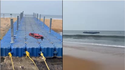 'ചാവക്കാട് ഫ്‌ലോട്ടിങ് ബ്രിഡ്ജ് തകര്‍ന്നിട്ടില്ല'; അഴിച്ചു മാറ്റിയതെന്ന് എംഎല്‍എ