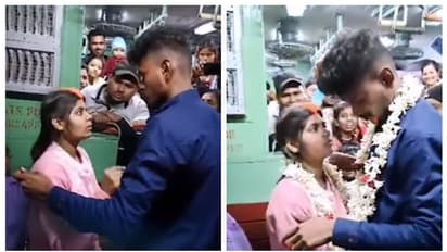 ഓടുന്ന ട്രെയിനില് ഒരു വിവാഹാഘോഷം; ഒപ്പം ചേര്ന്ന് 'കളറാക്കി' യാത്രക്കാര്, വീഡിയോ വൈറല് !