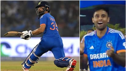 റിങ്കുവിന് സ്വിച്ച് ഹിറ്റും വശമുണ്ട്! ഷോട്ട് കണ്ട് ഇരിപ്പ് ഉറപ്പിക്കാനാവാതെ സൂര്യ; ചാടിയെഴുന്നേറ്റ് കയ്യടി