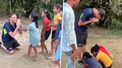 Viral Video: Brazilian volleyball star Giba's heartwarming interaction with kids in Assam wins hearts