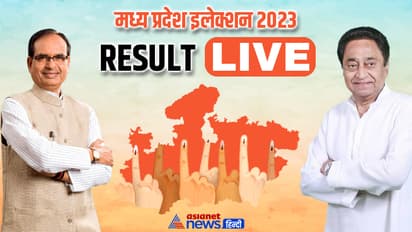 Madhya Pradesh Election Results : మధ్యప్రదేశ్ లో రెండు పార్టీల హోరాహోరీ, బీజేపీ 120, కాంగ్రెస్ 107 లీడ్