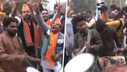 'Magic has ended in Rajasthan': BJP workers dance to drum beats as poll trends give party edge (WATCH)