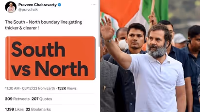 'ಸೌತ್-ನಾರ್ತ್' ಕಾರ್ಡ್ ಪ್ಲೇ ಮಾಡಿದ ಕಾಂಗ್ರೆಸ್; ಭಾರತ್ ಜೋಡೋ ಅಂದ್ರೆ ಇದೇನಾ ಎಂದ ಬಿಜೆಪಿ!