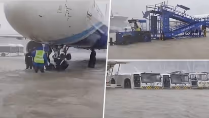 Cyclone Michaung: Videos of flooded Chennai airport go viral, operations shut till 11:30 pm (WATCH)