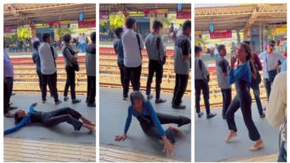 'എന്തുവിധിയിത്....!'; റെയില്വേ പ്ലാറ്റ്ഫോമിലെ യുവതിയുടെ നൃത്തത്തിന് ട്രോളോട് ട്രോള് !