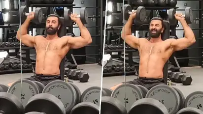 Watch: Ranbir Kapoor sweats it out in the gym, see heart thumping workout video