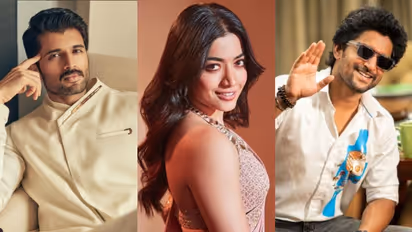 Rashmika Mandanna, Vijay Deverakonda's vacation photos accidently displayed at actor Nani's promotional event