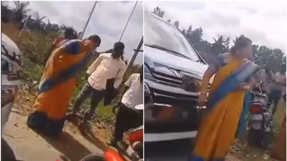 മുൻ പ്രധാനമന്ത്രിയുടെ മരുമകളുടെ 1.5 കോടി വിലയുള്ള കാറിൽ ബൈക്കിടിച്ചു, ബൈക്ക് യാത്രികന് നേരെ അസഭ്യവർഷം-വീഡിയോ