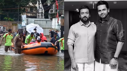ചെന്നൈ പ്രളയം: ദുരിതാശ്വാസത്തിന് 10 ലക്ഷം പ്രഖ്യാപിച്ച് സൂര്യയും കാര്‍ത്തിയും