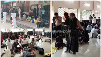 About 2000 Sabarimala devotees stranded at Chengannur Station due to Cyclone Michaung, train cancellations