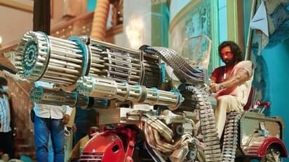 'അനിമലി'ലെ മെഷീന് ഗണ് ഒറിജിനലോ വിഎഫ്എക്സോ? തുറന്നുപറഞ്ഞ് പ്രൊഡക്ഷന് ഡിസൈനര്