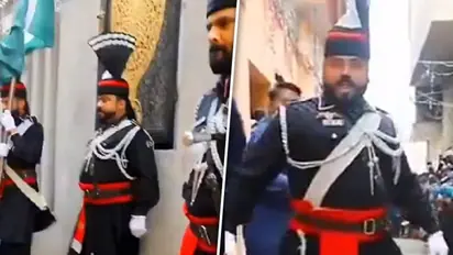 Viral Video: Pakistani men mimic Wagah Border's foot-stomping ceremony at a wedding; sparks controversy