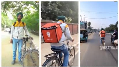 'ഇങ്ങനെവേണം കുട്ടികള്‍'; പകല്‍ വിദ്യാര്‍ത്ഥി, വൈകീട്ട് സ്വിഗ്ഗി ഡെലിവറിക്കായി സൈക്കിളില്‍ 40 കി.മീ യാത്ര !   