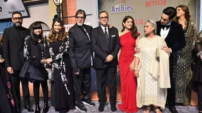 ഗോസിപ്പുകളെ..ഗുഡ് ബൈ; ബച്ചൻ കുടുംബം ഒന്നിച്ചെത്തി, വേർപിരിയലിന് 'നോ' പറഞ്ഞ് ഐശ്വര്യയും അഭിഷേകും