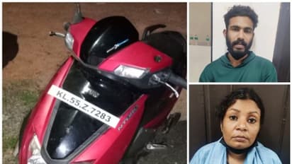 സ്കൂട്ടറില്‍ കഞ്ചാവ് കടത്തുന്നതിനിടെ യുവാവും യുവതിയും പിടിയില്‍