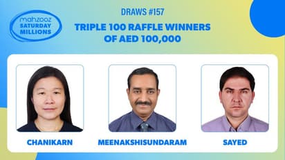 മഹ്സൂസിലൂടെ മൂന്നു പേര്‍ക്ക് ഒരു ലക്ഷം ദിര്‍ഹം വീതം സമ്മാനം