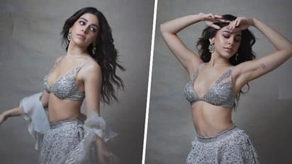 Alaya F's silver lehenga look will make you skip a heartbeat, see stunning pictures 