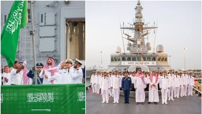 സൗദി അറേബ്യ തദ്ദേശീയമായി നിർമിച്ച പ്രതിരോധ കപ്പൽ നീറ്റിലിറക്കി