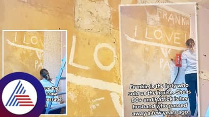 ಮನೆ ರಿಪೇರಿ ಟೈಮಲ್ಲಿ ವಾಲ್ ಪೇಪರ್ ಹಿಂದಿದ್ದ ಮೆಸೇಜ್ ನೋಡಿ ಕಣ್ಣಿರಿಟ್ಟ ಮಹಿಳೆ