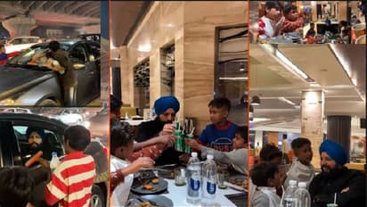 ಕಾರು ಮಾಲೀಕನ ಸರ್ಫ್ರೈಸ್ಗೆ ಮಕ್ಕಳು ಫುಲ್ ಖುಷ್: ಟ್ರಾಫಿಕ್ನಲ್ಲಿ ಕಾರಿನ ಗ್ಲಾಸ್ ಕ್ಲೀನ್ ಮಾಡ್ತಿದ್ದ ಪುಟಾಣಿಗಳು