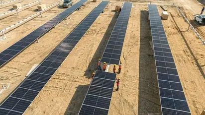 In Pics: Construction begins at world's largest green energy park in Rann desert; Gautam Adani expresses pride