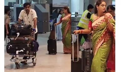 భార్యతో కలసి ఇండియా తిరిగొచ్చిన దగ్గుబాటి అభిరామ్..చూడముచ్చటగా కొత్త జంట, వీడియో