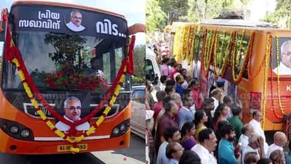 കനലോര്‍മ്മയായി കാനം: തലസ്ഥാനത്തോട് അവസാന യാത്ര പറഞ്ഞു, വിലാപയാത്രയായി കോട്ടയത്തേക്ക്