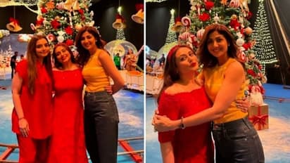 Shilpa Shetty shares inside-pics from Adira Chopra's Christmas themed birthday party at Yash-Raj studios