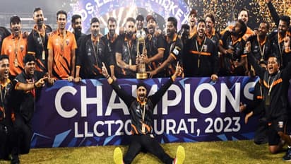 Legends League Cricket 2023: சுரேஷ் ரெய்னா அணியை வீழ்த்தி சாம்பியனான ஹர்பஜன் சிங் அண்ட் கோ!