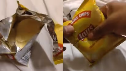 ലേയ്സ് പാക്കറ്റ് വാങ്ങിയപ്പോള് സംശയമായി; തുറന്നപ്പോള് കണ്ടത്- വീഡിയോ...